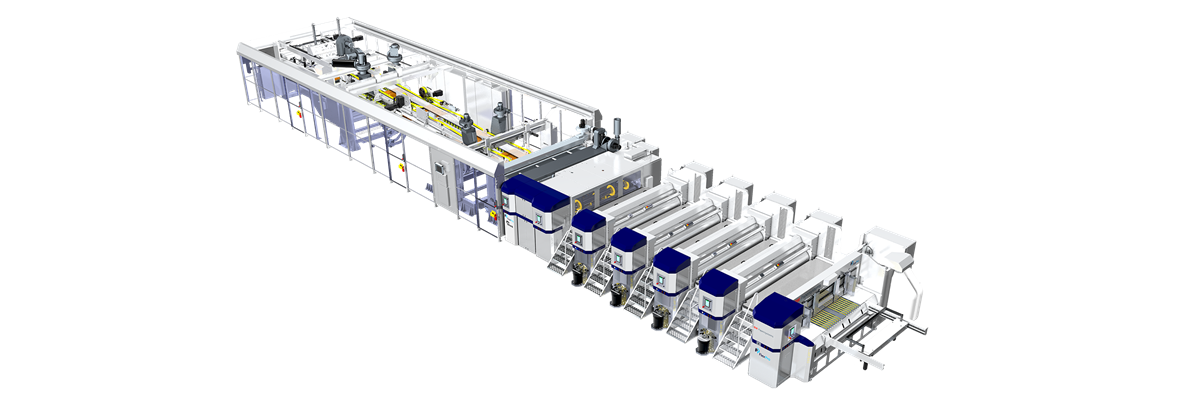 Máquina encoladora y plegadora flexográfica FlexPro