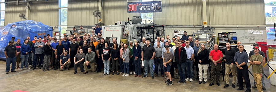 BW Papersystems Marks Milestone with 200th Twin Box Slitter to Green Bay Packaging